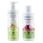 Tea Tree Shampoo 250ml and Onion Hair Oil 150ml Combo